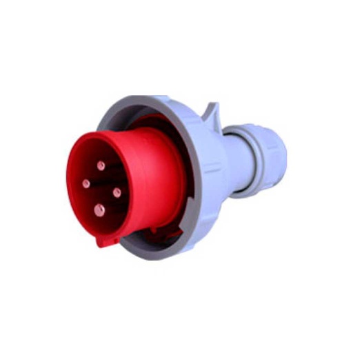 [TP-CIP-3PT32LT] TP-CIP-3PT32LT — CONECTOR INDEPENDIENTE MACHO PARA EXT. CON CANDADO3P+T, 32A,  (PARA HEMBRAS #TP-CIS-3PT32HET/ TP-CIS-3PT32ST) 