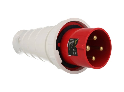 [TP-CIP-3PT125L] TP-CIP-3PT125L — CONECTOR INDEPENDIENTE MACHO PARA EXT. CON CANDADO3P+T, 125A, 415VCA,  (PARA HEMBRA # TP-CIS-3PT125S/TP-CIS-3PT125ETP-CIS-3PT125H) 