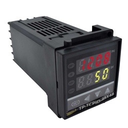 [TP-TCPID-48X48] TP-TCPID-48X48 — CONTADOR TEMPERATURA RELEVADOR 48X48mm (1/16DIN) , 85-280VCA, CONTACTOS 3A-250VCA, ON-OFF, PROPORCIONAL (PID) , J, K, PT100, JPT100, (ENTRADA UNIVERSAL) UNA ALARMA