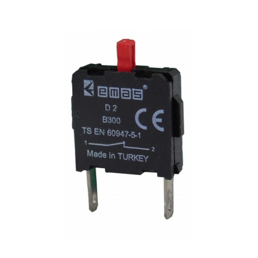 [D2] D2 — CONTACTO CERRADO 1.5A/240VCA ROJO