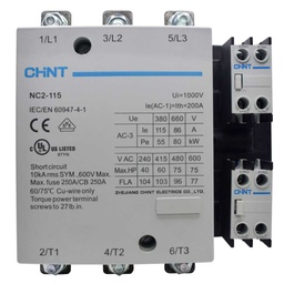 [NC2-115-110V] NC2-115-110V — CONTACTOR CA TRIFÁSICO 110VCA 115A-CA3200A-CA1 1NA+1NC