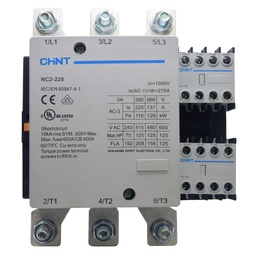 [NC2-225-110V] NC2-225-110V — CONTACTOR CA TRIFÁSICO 110VCA 225A-CA3275-CA1 2NA+2NC