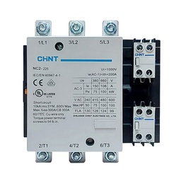 [NC2-225-220V] NC2-225-220V — CONTACTOR CA TRIFÁSICO 220VCA 225A-CA3275A-CA1 2NA+2NC