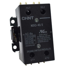 [NCK3-40A/2-220V] NCK3-40A/2-220V — CONTACTOR PARA AIRE ACONDICIONADO 2X40A/230VCA