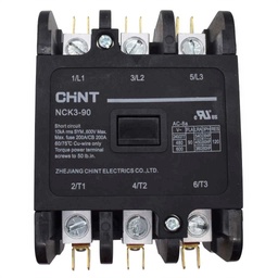 [NCK3-90A/3-230V] NCK3-90A/3-230V — CONTACTOR PARA AIRE ACONDICIONADO 3X90A 230VCA DE BOBINA