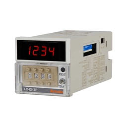 [FX4S-1P4] FX4S-1P4 — CONTADOR TIMER, 1/16 DIN, 4D, 1 PRESET, RELSALIDA NPN 100-240VCA