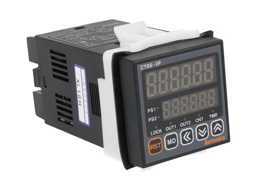 [CT6S-2P4] CT6S-2P4 — CONTADOR/TIMER, 100-240VCA 1/16 DIN, 6D, 2RELAY 1 SALIDA NPN EQUIV. P62A 
