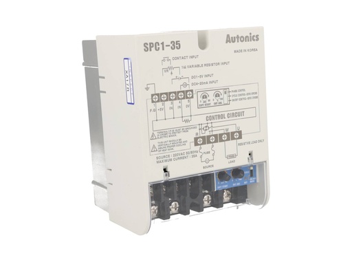 [SPC1-35E] SPC1-35E — CONTROL DE POTENCIA 35AMP. 1FASE, 220VCA, 94.6X24.8X92mm