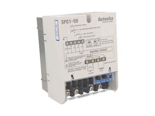 [SPC1-50E] SPC1-50E — CONTROL DE POTENCIA 50AMP.1 FASE, 220VCA, 94.6X24.8X92mm
