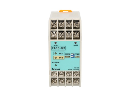 [PA10-WP] PA10-WP — CONTROL/SENSOR, NORM, INV, AND, IN1/IN2, PNP, SALIDA CA, 38X76X82mm, 100-240VCA.