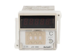 [T3S-B4CJ4C] T3S-B4CJ4C — CONTROLADOR DE TEMPERATURA 3 DIGITOS 48X48X88 mm.100-240VCA, DE 0-399°C.