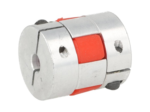 [BF-6X6-D25L30] BF-6X6-D25L30 — COPLE FLEXIBLE ALUMINIO D1 6mm, D2 6mm, DEXT 25mm, LONGITUD 30mm, TIPO ESTRELA TORQUE 1.5Nm, VELOCIDAD MAXIMA 6.500RPM