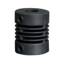 [DR2-S-8X8] DR2-S-8X8 — COPLE FLEXIBLE PLASTICO D1 8mm, D2 8mm, DEXT 19mm, LONGITUD 23mm, TORQUE 0.5Nm VELOCIDAD MAXIMA 7.000 RPM