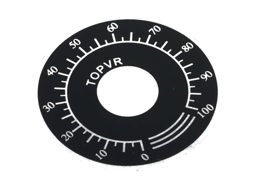 [110-0038-MMREG] 110-0038-mmREG — DIAL 100-0-100 ACERO INOXODABLE PARA CONTROL REGENERATIVO