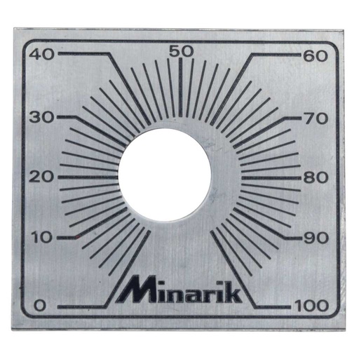 [110-0038-MM] 110-0038-mm — DIAL CH ACERO 0-100 PARA CONTROLES DE VELOCIDAD MINARIK (4.4X3.9CM) 