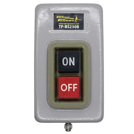 [TP-BS230B] TP-BS230B — ESTACION METALICA DE BOTONES ENCLAVADOS 3X30A 250V, CONTACTOS DE COBRE