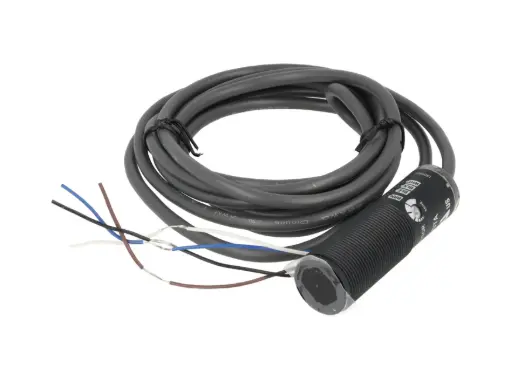 BRQP100-DDTA — FOTOCELDA NPN, 100mm, DIF, 12-24VCD, 18mm (PLASTICA) DIFUSA