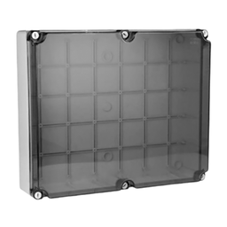 [015.A.PK] 015.A.PK — GABINETE PLASTICO CUBIERTA TRANSPARENTE 460X380X120MM