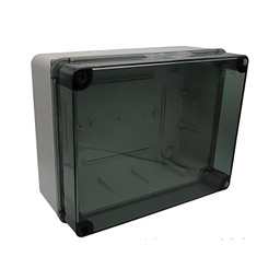 [009.PK] 009.PK — GABINETE PLASTICO CUBIERTA TRANSPARENTE 190X145X70MM