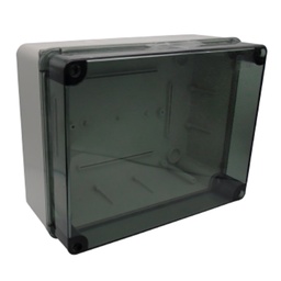 [011.PK] 011.PK — GABINETE PLASTICO CUBIERTA TRANSPARENTE PARENTE 240X190X110MM