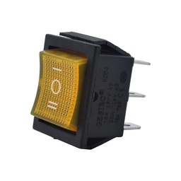 [TP-321-2T-Y] TP-321-2T-Y — INTERRUPTOR 2P2T AMARILLO ON-OFF-ON, 6 TERMINALES