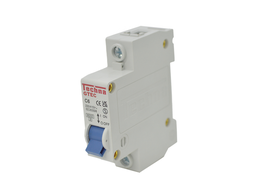 [1C6] 1C6 — INTERRUPTOR MINIATURA 1P 6AMP 230VCA PARA RIEL CURVA C