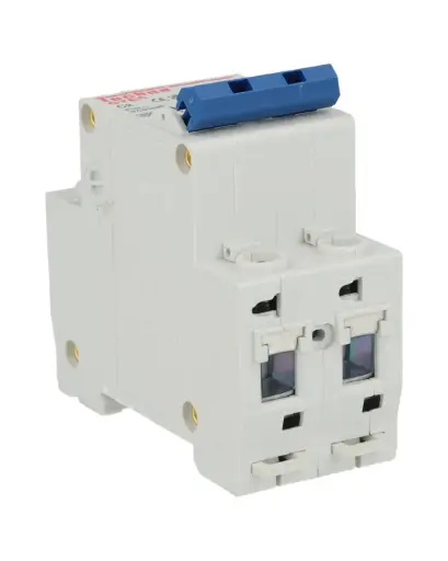 [2C2] 2C2 — INTERRUPTOR MINIATURA 2P 2AMP 440VCA PARA RIEL CURVA C