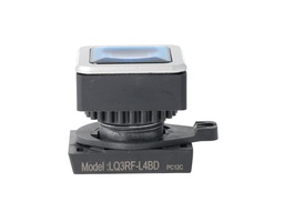 [LQ3RF-L4B] LQ3RF-L4B — LAMPARA PILOTO CUADRADA AZUL, 30mm