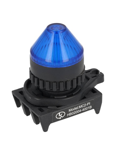 [L2RR-L2B] L2RR-L2B — LAMPARA PILOTO LED AZUL 22mm, TIPO PUNTA, 