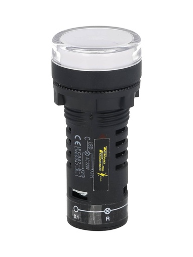 [TP-LI22-RG] TP-LI22-RG — LAMPARA PILOTO LED BICOLOR 22mm 110/220VCA ROJO-VERDE PLASTICO *NO SON A PRUEBA DE EXPLOSION*