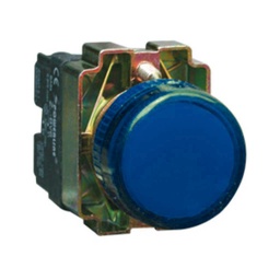 [TP-LI22M-B] TP-LI22M-B — LAMPARA PILOTO METAL LED AZUL 22mm 220VCA METALICO *NO SON A PRUEBA DE EXPLOSION*