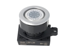 [L3RF-L3W] L3RF-L3W — LAMPARA PILOTO RASANTE BLANCO, 30mm110VCA/10A, 250VCA/6A