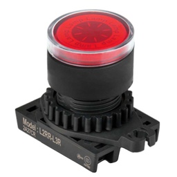 [L2RR-L3R] L2RR-L3R — LAMPARA PILOTO RASANTE LED ROJO 22mm