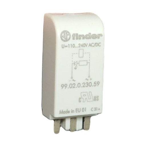 [9902023059] 9902023059 — MÓDULO DE SEÑALIZACIÓN Y PROTECCIÓN LED 110...240 VCD/CA