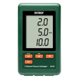 [SD750] SD750 — MEDIDOR DE PRESION CON 3 CANALES CON REGISTRO DE DATOS, PANTALLA LCD ENTRADA 4-20mA CON LECTURA DE 9 UNIDADES