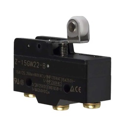 [Z15GW22B] Z15GW22B — MICROSWITCH PALANCA CORTA CON RODILLO 15A125V