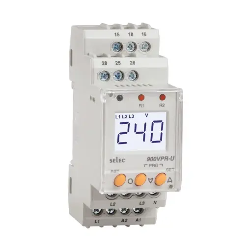 [900VPR-BL-U] 900VPR-BL-U — RELE PROTECCION DE VOLTAJE3Ø Alim:85-27