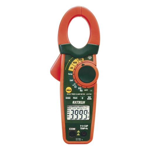 [EX730] EX730 — MULTIAMPERIMETRO DE GANCHO 800A/RMS/TERMOMETRO (K)