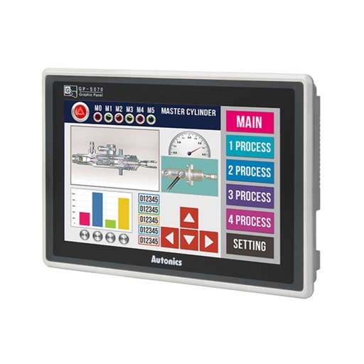 [LP-S070T9D6C5T] LP-S070T9D6C5T — PANTALLA LOGICA (GRAPHIC PANEL+PLC) 7 COLOR LCD, RS232C Y RS422, ETHERNET, 24VDC (IN 16 PUNTOS, OUT 16 PUNTOS) TERMINAL BLOCK CONNECTOR