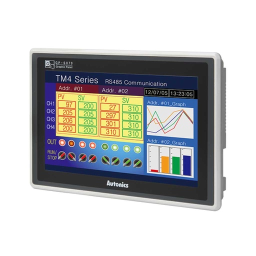 [GP-S070-T9D6] GP-S070-T9D6 — PANTALLA TOUCH SCREEN 7 COLOR LCD RS232C Y RS422, 500 PUNTOS MEMORIA 512KB, USB, ETHERNET 24VDC