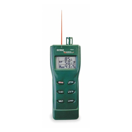 [RH401] RH401 — PSICROMETRO + TERMOMETRO IR LASER 0, 100%HR, -68, 49.9°C) 