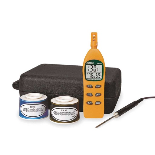 [RH305] RH305 — PSICROMETRO CON RH300, PUNTA DE PRUEBA (33, 75%HR) , ESTANDAR, ESTUCHE
