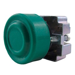 [2AB3] 2AB3 — PULSADOR CON CAPUCHON DE GOMA 22MM VERDE