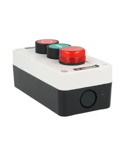 [TP-BB1O1C1L] TP-BB1O1C1L — PULSADOR EN CAJA 1NA+1NC+1IL INICIO/ALTO3A 240V *NO SON A PRUEBA DE EXPLOSION*