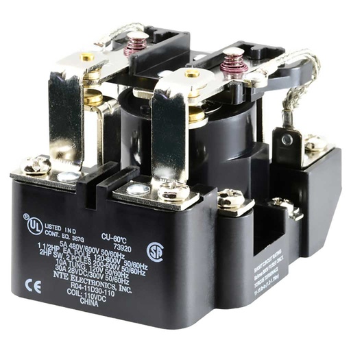 [R04-11D30-110] R04-11D30-110 — REL. 110VCD/2P2T/30AMP
