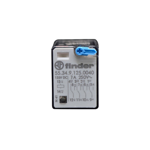 [553491250040] 553491250040 — RELE 125VCD 4P2T 10AMP.