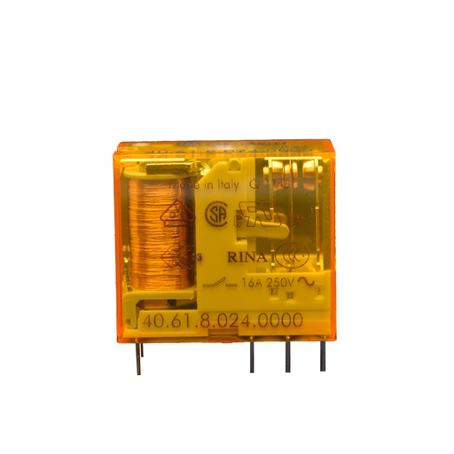[406180240000] 406180240000 — RELE 24VCA 1P2T 16AMP.