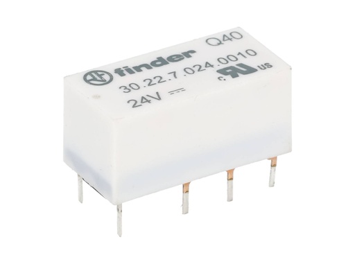 [302270240010] 302270240010 — RELE 24VCD 2P2T 1.25AMP.