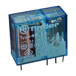 [405290240000] 405290240000 — RELE 24VCD 2P2T 8AMP.