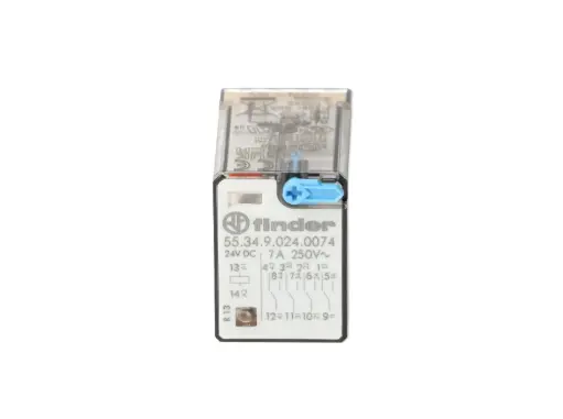 [553490240074] 553490240074 — RELE C/LED 24VCD 4P2T 10AMP.